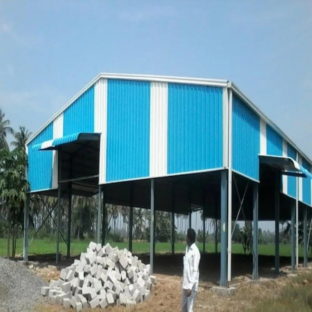 Industrial Mild Steel Roofing Shed